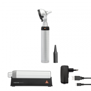 [B-011.28.388] - Set BETA F.O. 200 LED - USB Manico ricaricabile + Cavo USB + Alimentatore elettrica