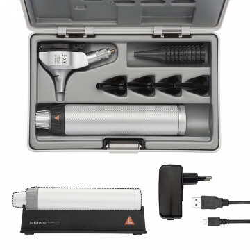 [B-143.28.388] - Set BETA 400 a F.O.- BETA4 USB Manico ricaricabile + Cavo USB + Alimentatore elettrica