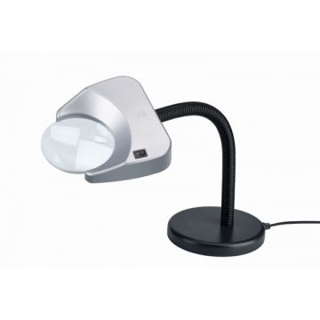 Illuminazione per lente d’ingrandimento a LED con supporto per tavolo Tech-Line+