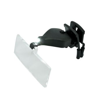 Clip-On ingrandenti per occhiali - 1,5x, 2,5x e 3,5x - LED