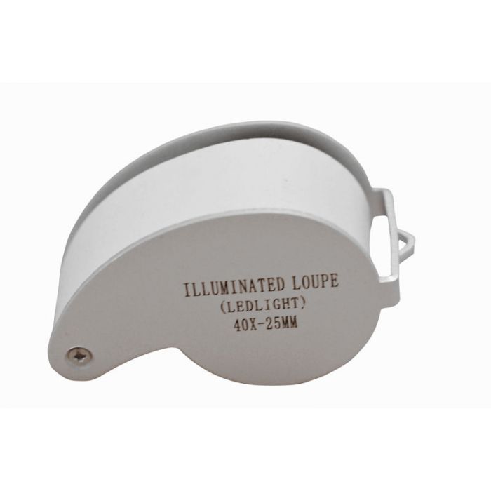 Lente d’ingrandimento pieghevole - 10x 25mm - LED