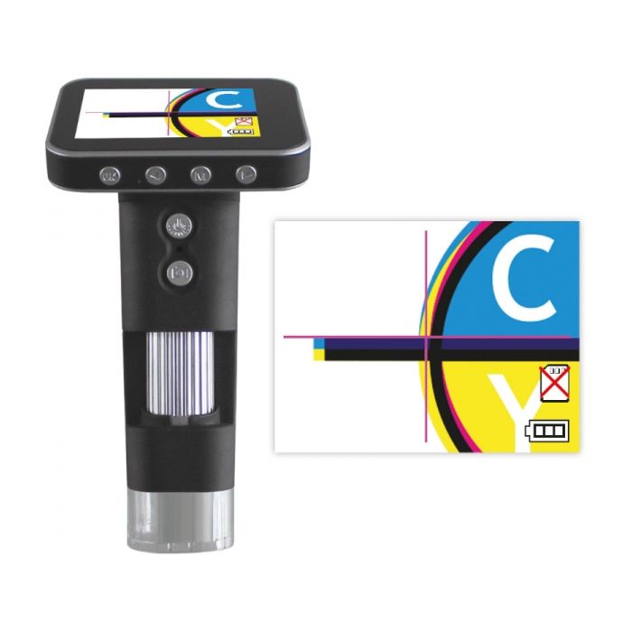 Sistema di misurazione digitale di Distanza e Posizionamento con telecamera VGA e Fattore di ingrandimento+